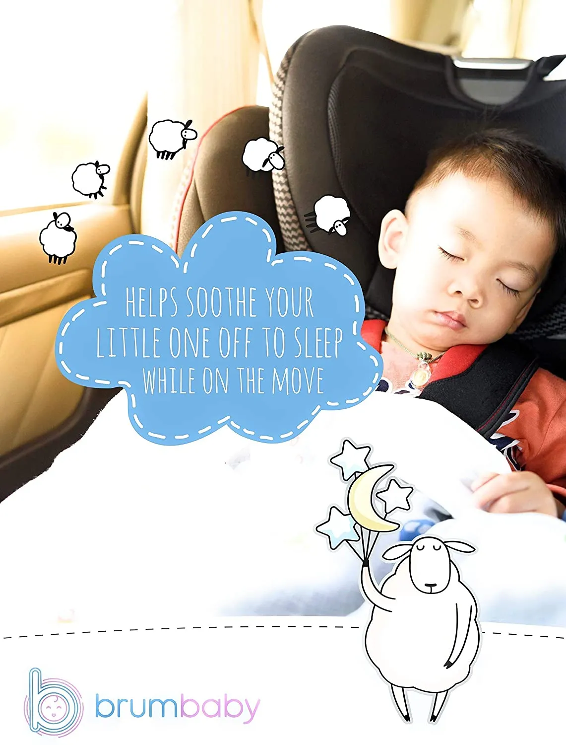 BrumBaby Portable Lullaby Baby Sleep Aid & Charger