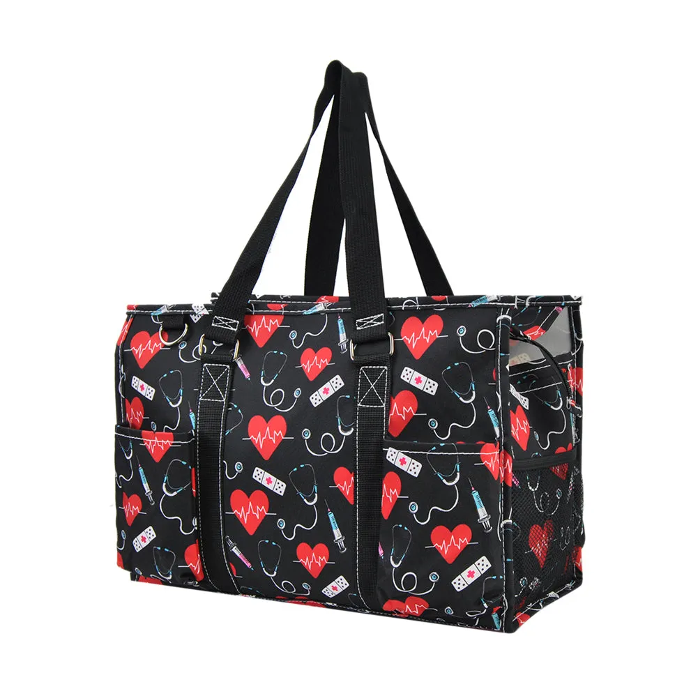 Cure with Love NGIL Zippered Caddy Organizer Tote Bag
