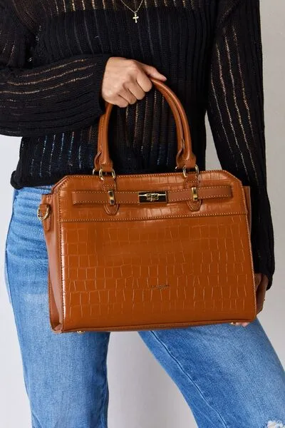 David Jones Percilla Textured Vegan Leather Handbag