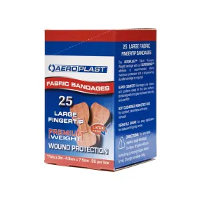 Fabric Fingertip Dressing Large Latex Free (25) 10202010
