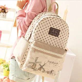 Fashion Canvas Backpack - Free Shipping to N.A.