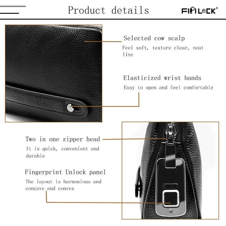 FINGERPRINT MEN HANDBAG