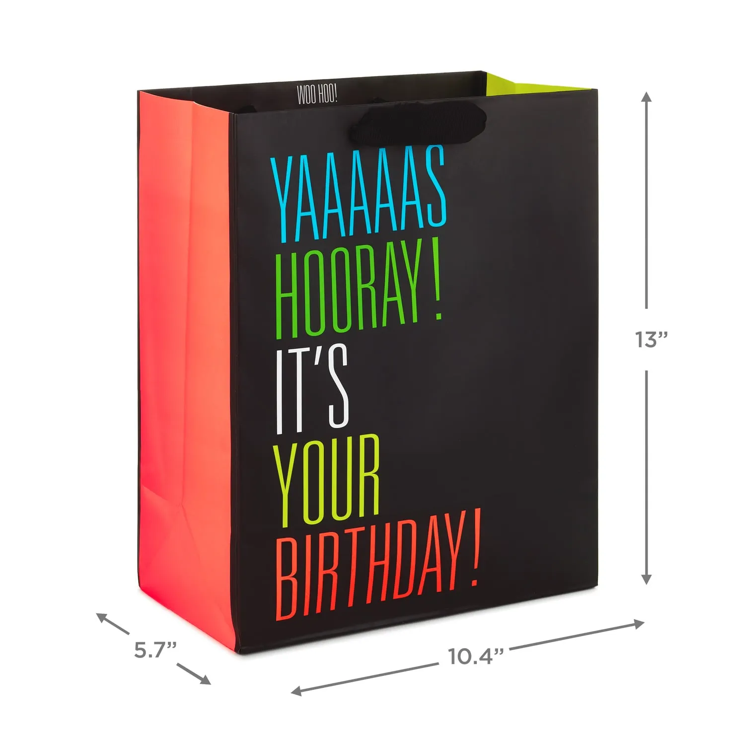Hallmark 13'' Yaaaaas Hooray Birthday Gift Bag