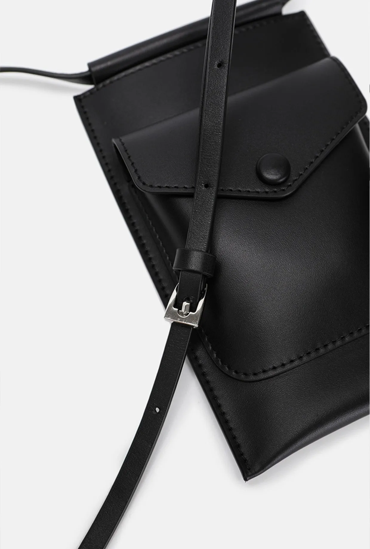 Mini Womens Leather Phone Crossbody Bag Brown Shoulder Bag