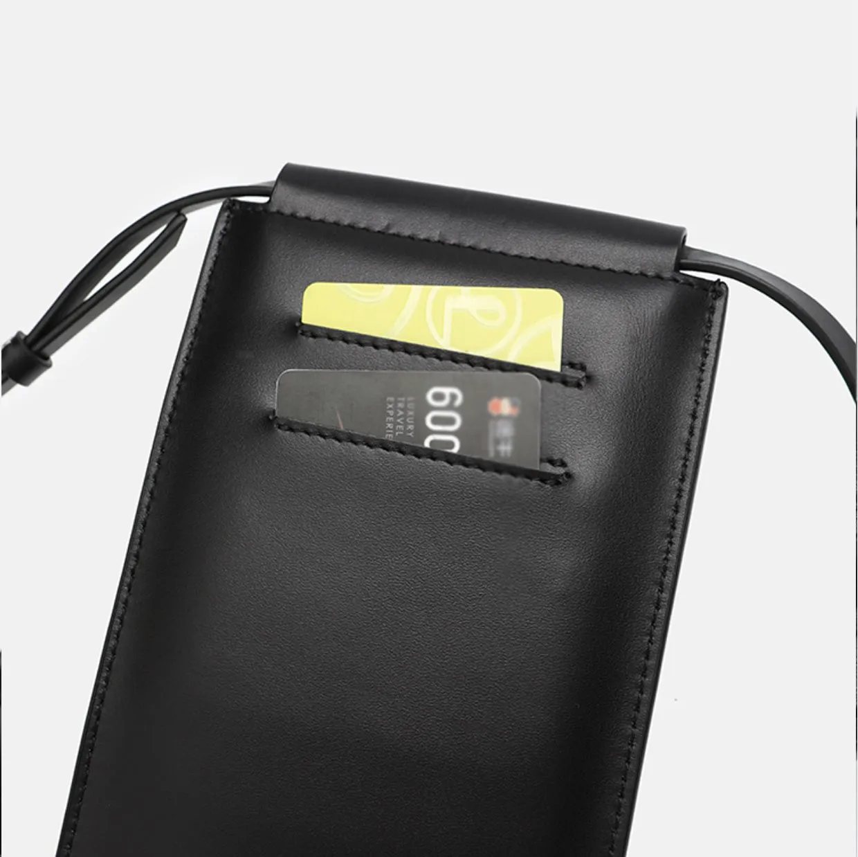 Mini Womens Leather Phone Crossbody Bag Brown Shoulder Bag