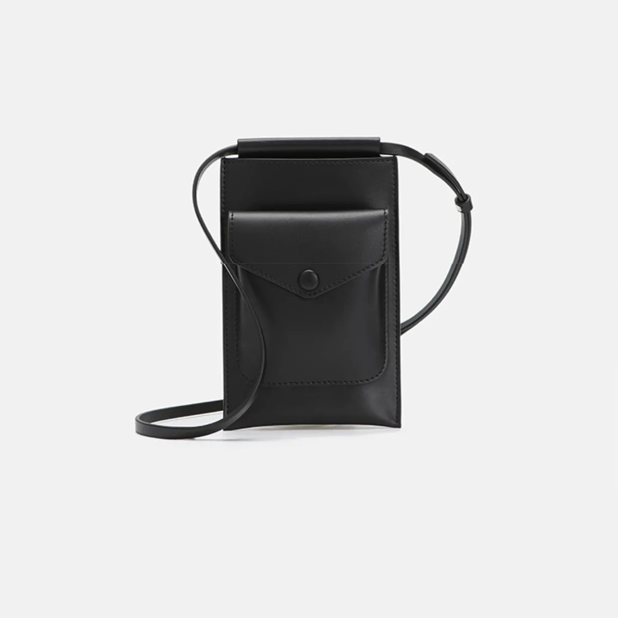 Mini Womens Leather Phone Crossbody Bag Brown Shoulder Bag