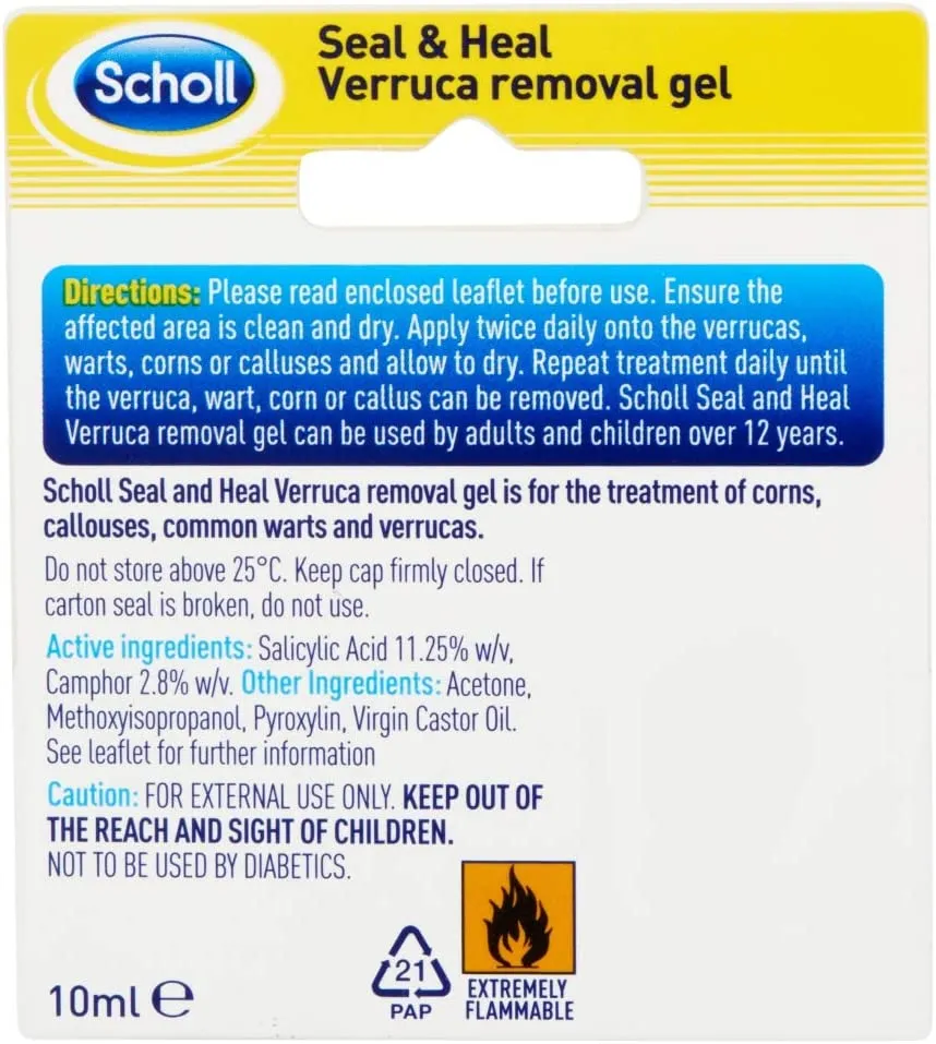 Seal and Heal Verruca Gel 10ml