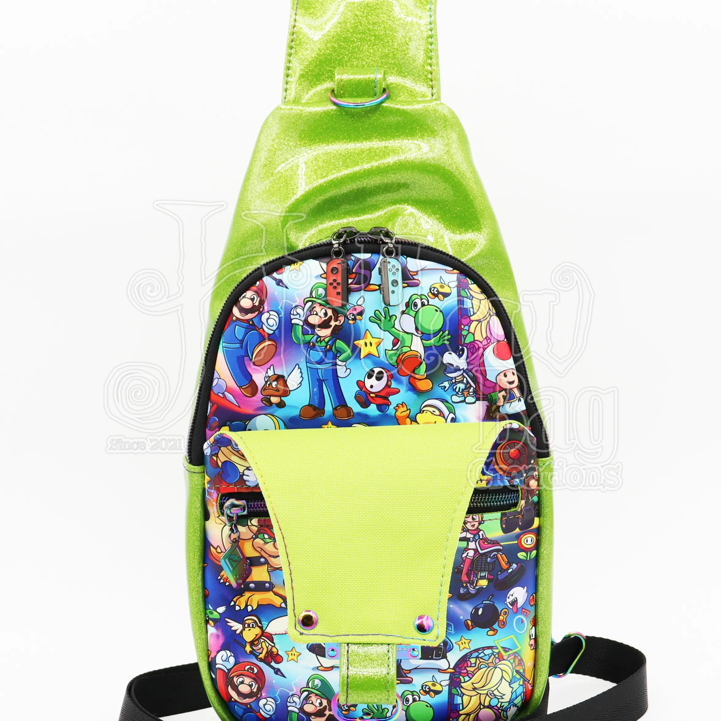 Sling Bag - Gaming Bros - Green