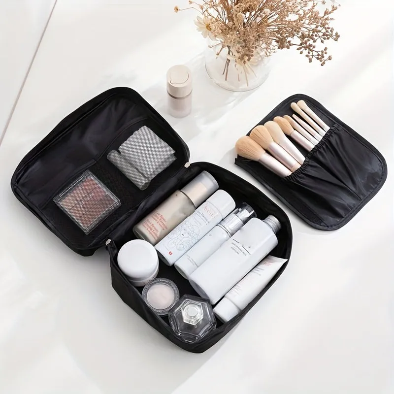 Ultimate Travel Makeup Bag  Compact Waterproof  Organized